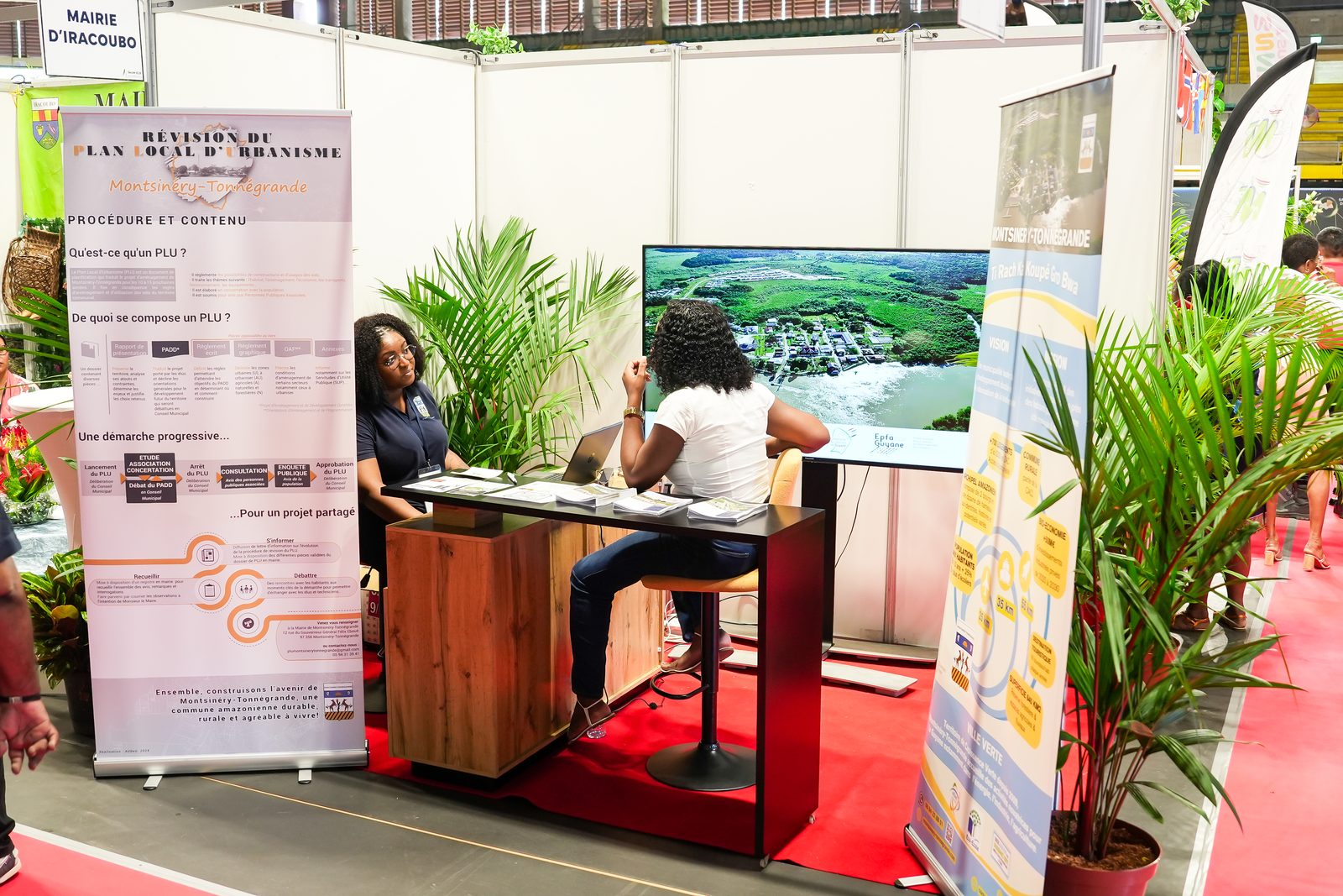 Le stand d'une commune de Guyane